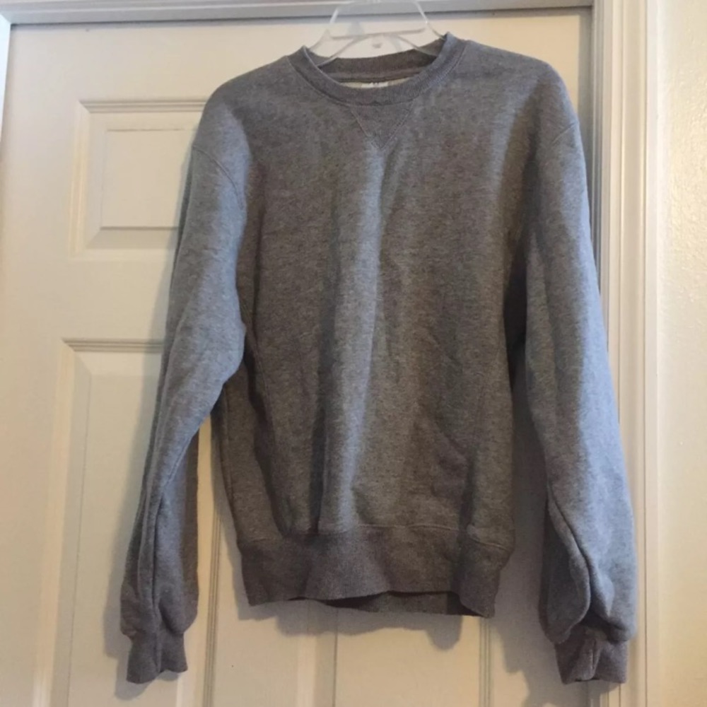 Grey Russell Crewneck Sweatshirt